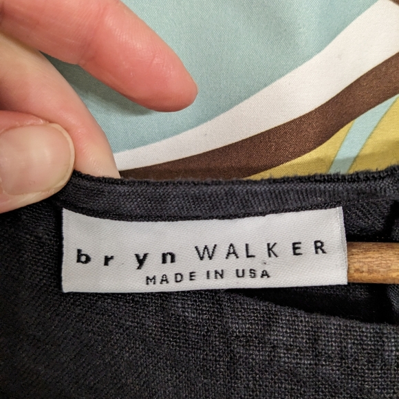 Bryn Walker 100% Linen XS oversized black mini dress - Picture 6 of 8